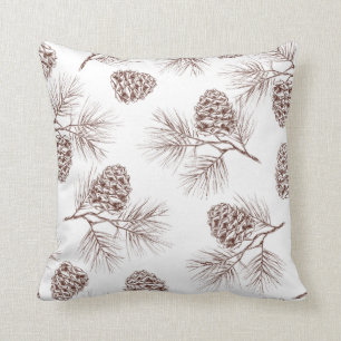 Kieferntannen-Weihnachtsbaum-Zedernfichtekegel Kissen