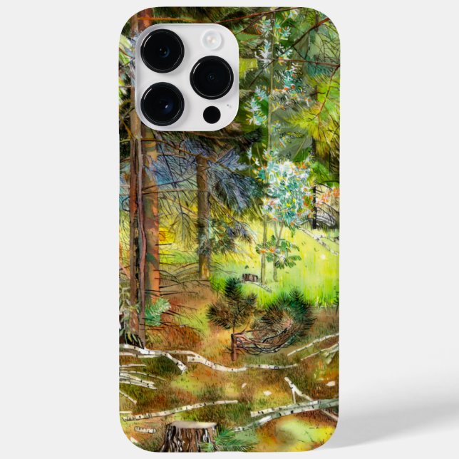 Kiefernwald Case-Mate iPhone Hülle (Rückseite)