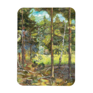 Kiefernwald Magnet