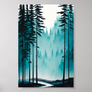Kiefernwald Poster