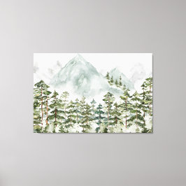 Kiefernwälder und -gebirge leinwanddruck