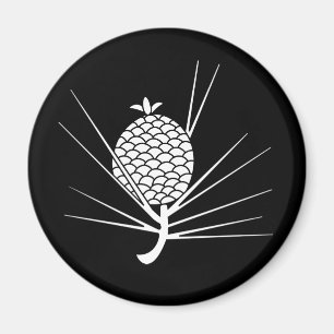 Kiefernzapfen mit Nadeln Magnet