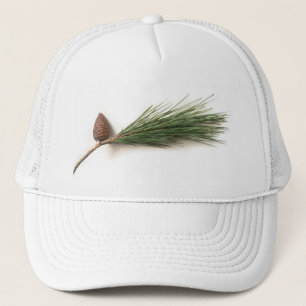 Kiefernzweig mit Pinecone Truckerkappe