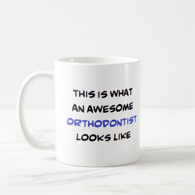 Kieferorthopädie, phantastisch kaffeetasse (Links)