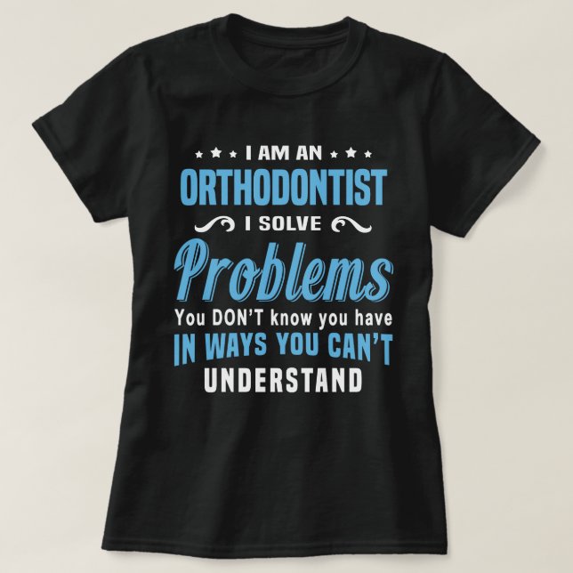 Kieferorthopädie T-Shirt (Design vorne)