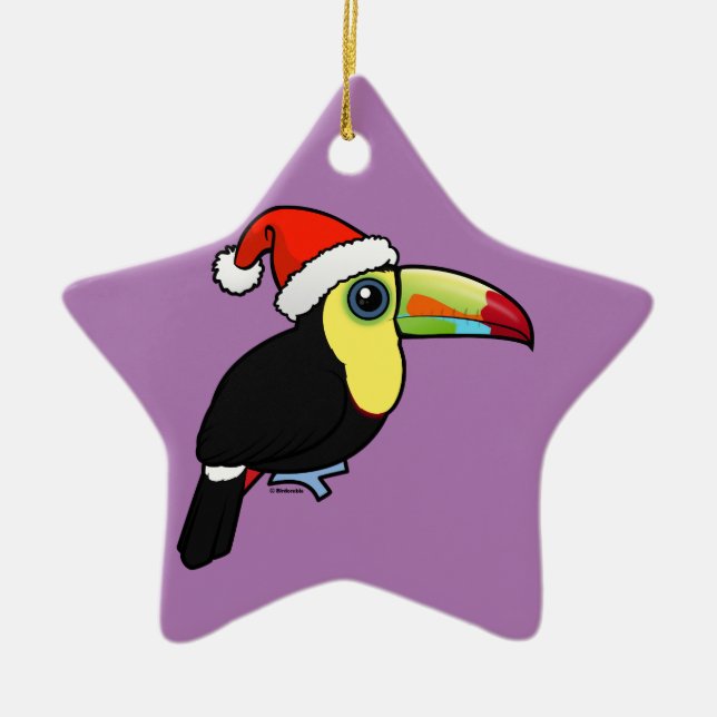 Kiel-berechnetes Toucan Sankt Keramikornament (Vorne)