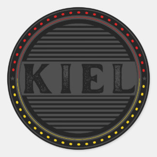 Kiel City Pride Emblem – German Identity Runder Aufkleber