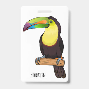 Kiel-schnabeltukan-Vogel-Cartoon-Illustration   Ausweis