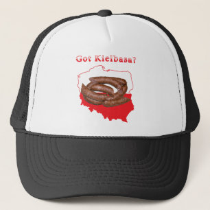 Kielbasa bekommen Polnische Karte Truckerkappe