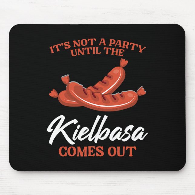Kielbasa Polen Fleisch Wurst Lebensmittel Lover po Mousepad (Vorne)
