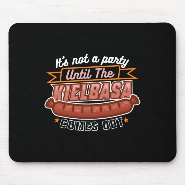 Kielbasa Polen Fleisch Wurst Lebensmittel Lover po Mousepad (Vorne)
