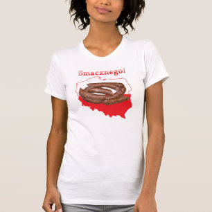 Kielbasa Smacznego Polnische Karte T-Shirt