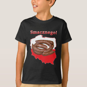 Kielbasa Smacznego Polnische Karte T-Shirt