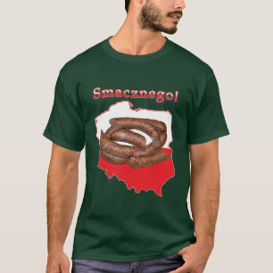 Kielbasa Smacznego Polnische Karte T-Shirt