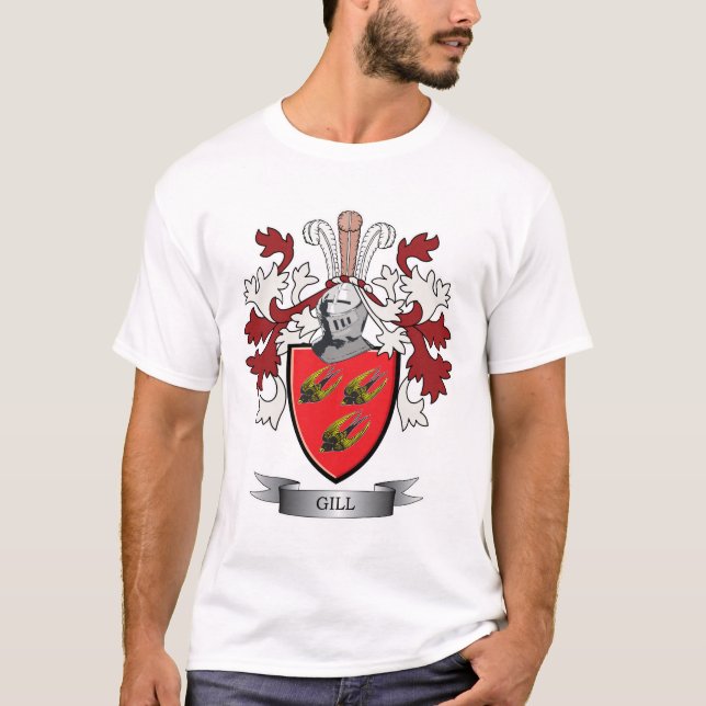 Kieme-Familienwappen-Wappen T-Shirt (Vorderseite)