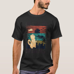 Kiemen Meiner Träume Angeln Katze Retro Na T-Shirt