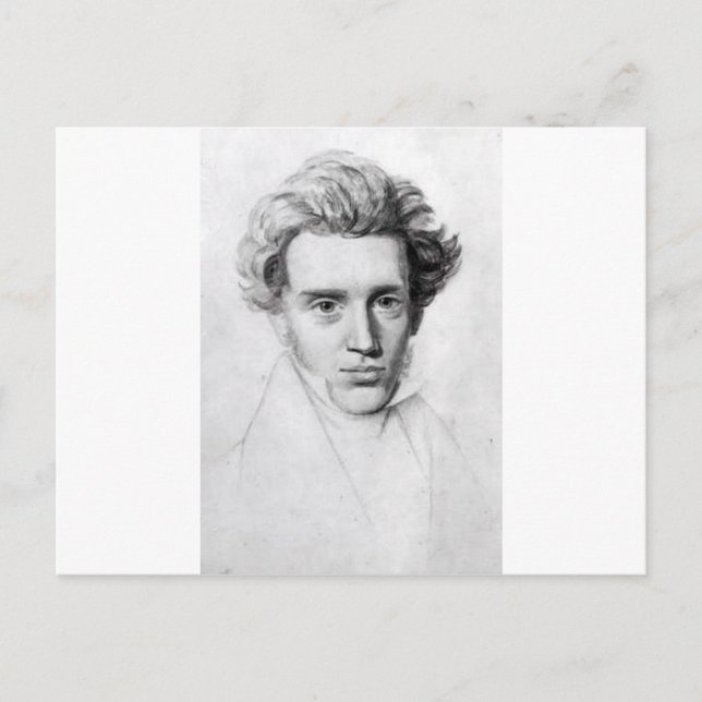 Kierkegaard Postkarte (Vorderseite)