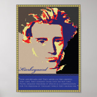 Kierkegaard verblasst poster