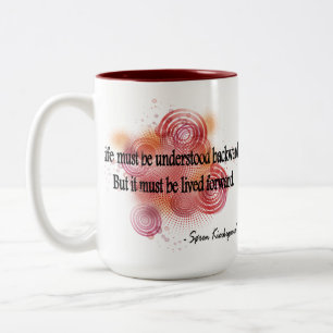 Kierkegaard Zweifarbige Tasse