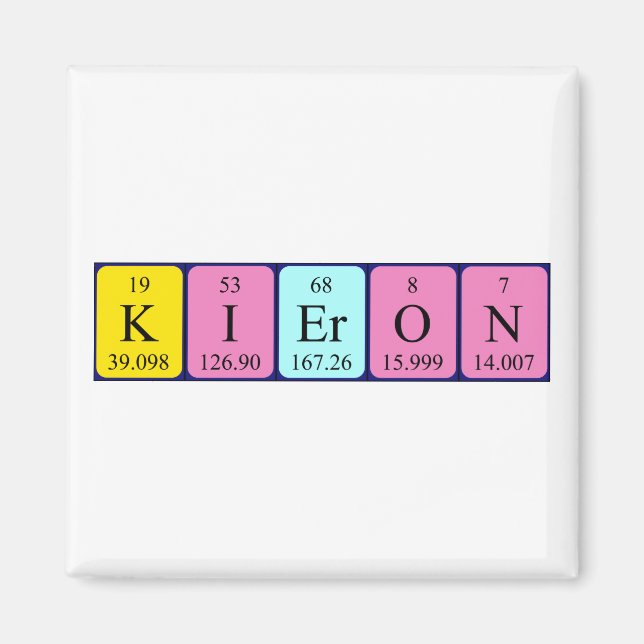 Kieron Periodenmagnet Magnet (Vorne)