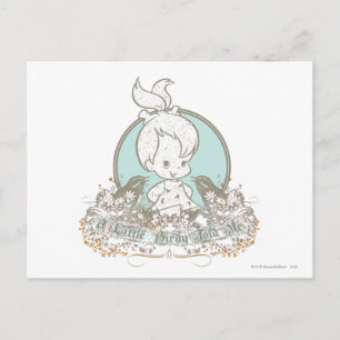 Kies ein wenig Birdy sagte mir Postkarte