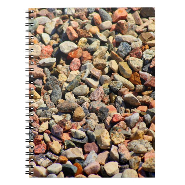 Kies Gestein bunte Textur Notizblock (Vorderseite)