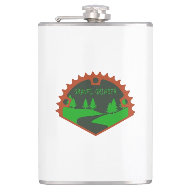 Kies Grinder Flachmann (Vorderseite)