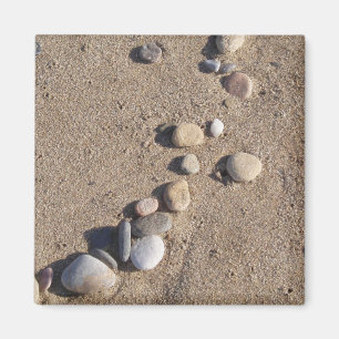 Kies im Sandmagnet Magnet