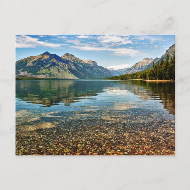 Kies im See Postkarte (Vorderseite)