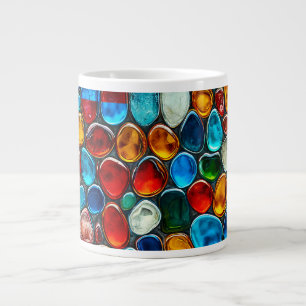 Kies, mehrfarbig Jumbo-Tasse