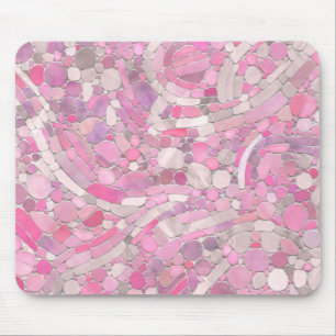Kies Mosaik Kunst - Rosen Rosa Mousepad