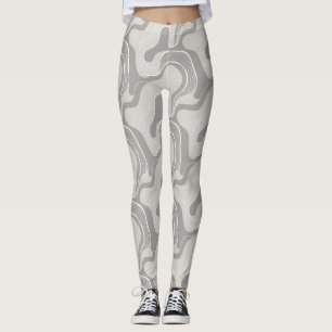 "Kies-Party in Monochrom" Leggings