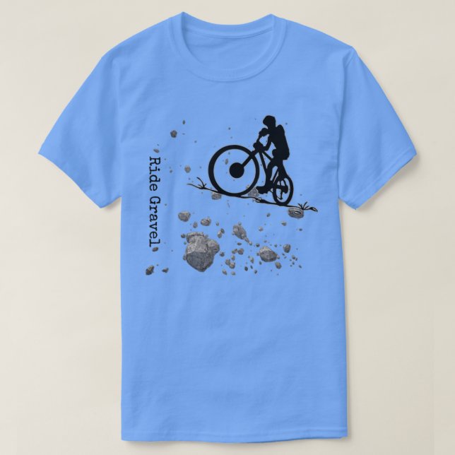 Kies- und Grit-Fahrrad außerhalb der Straße  T-Shirt (Design vorne)