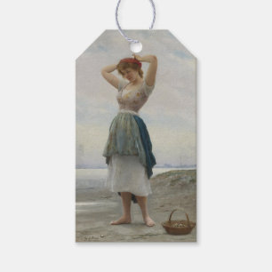Kies und Muscheln am Strand sammeln Geschenkanhänger