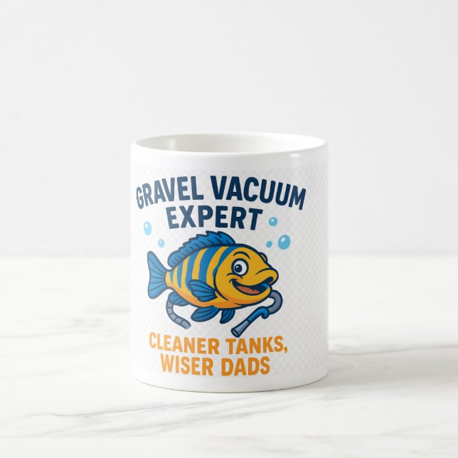 Kies Vacuum Experte - Funny Fishkeeper Tasse (Mittel)