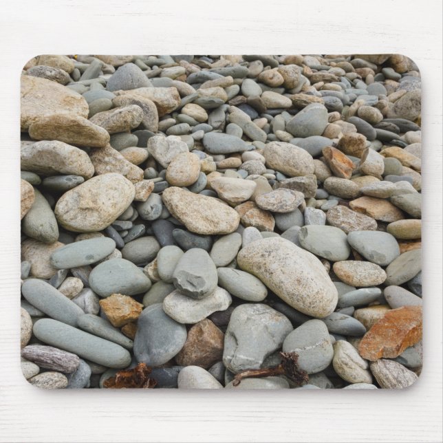 Kiesel an der Küste Mousepad (Vorne)