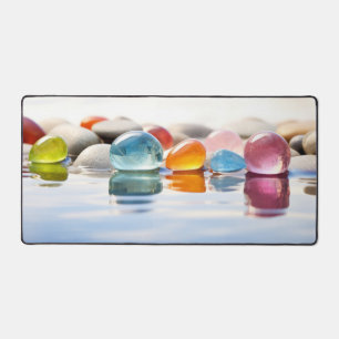 Kieselfarben Stille Friedliche Natur Schreibtischunterlage