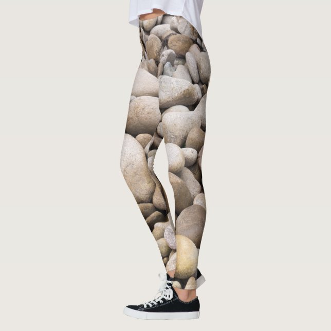 Kieselhintergrundmuster Leggings (Links)