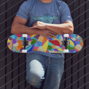 Kieselsteine am Strand Skateboard