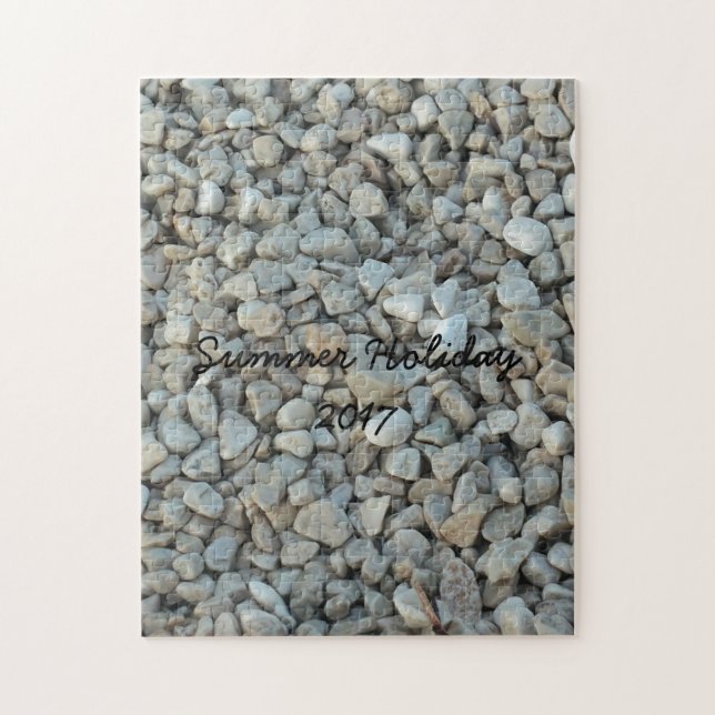Kieselsteine auf Strandstein-Fotografie Puzzle (Vertikal)