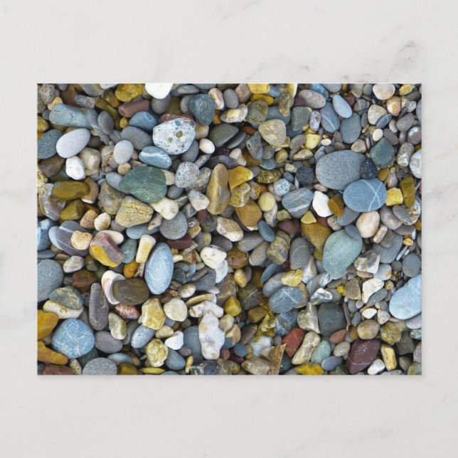 Kiesstrand Postkarte (Vorderseite)