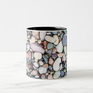 Kiesstrand Zweifarbige Tasse