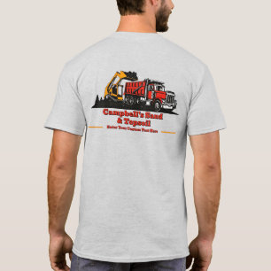 Kieswagen Skid-Steer-Unternehmer anpassen T-Shirt