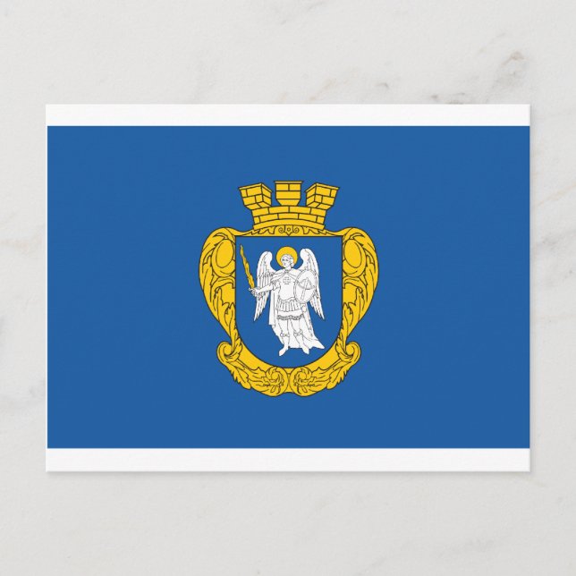 Kiev Flag Postkarte (Vorderseite)