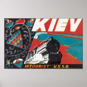 Kiew Intourist UdSSR Poster