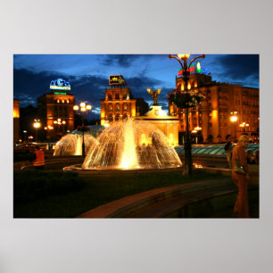 Kiew-Nachtleben Poster