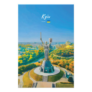 Kiew, Ukraine - Mutter-Ukraine-Denkmal Fotodruck