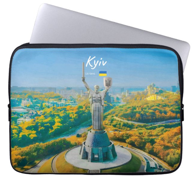 Kiew, Ukraine - Mutter Ukraine Denkmal Laptopschutzhülle (Vorderseite)