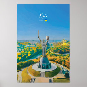 Kiew, Ukraine - Mutter-Ukraine-Denkmal Poster