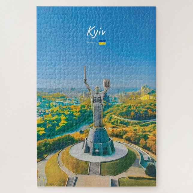 Kiew, Ukraine - Mutter Ukraine Denkmal Puzzle (Vertikal)